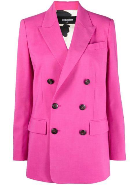 peak-lapel double-breasted blazer by DSQUARED2