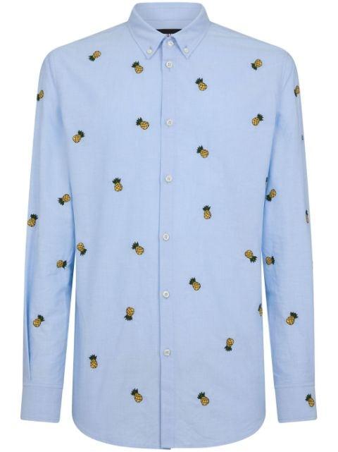 pineapple-print cotton shirt by DSQUARED2