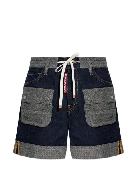 pocket drawstring cargo shorts by DSQUARED2