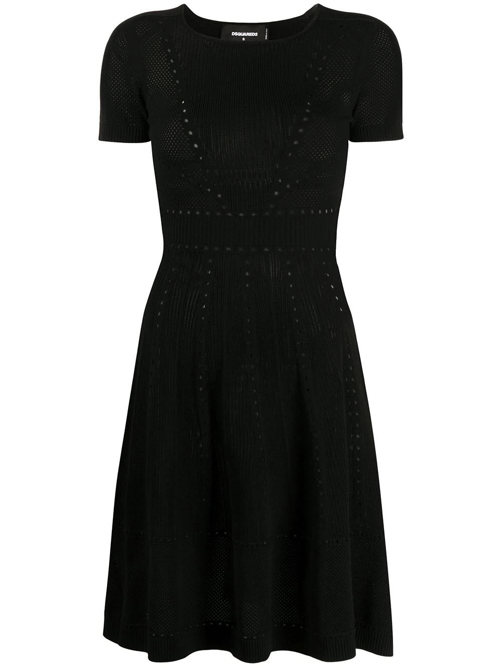 pointelle knit short dress by DSQUARED2