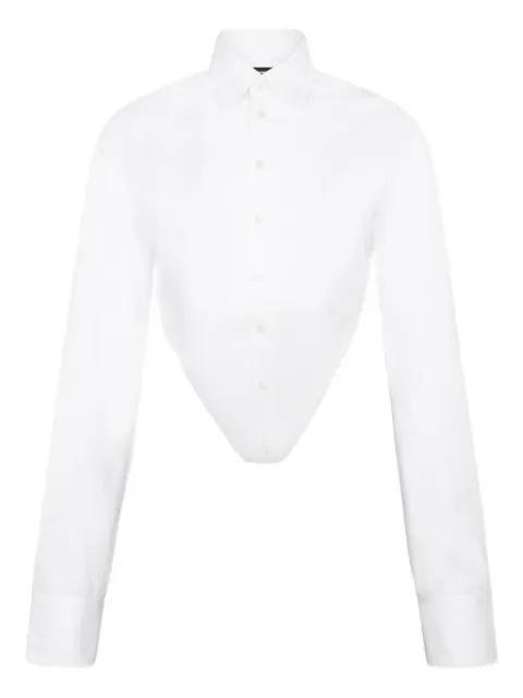 polo-collar long-sleeve shirt by DSQUARED2