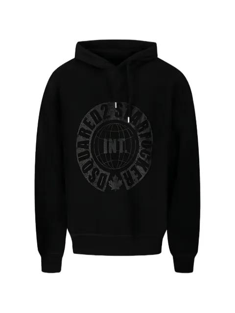 printed hoodie by DSQUARED2