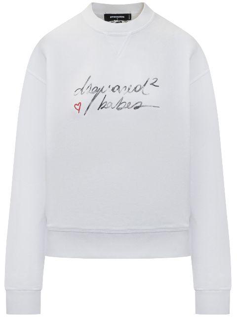 printed sweatshirt by DSQUARED2