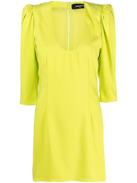 puff-sleeve mini dress by DSQUARED2