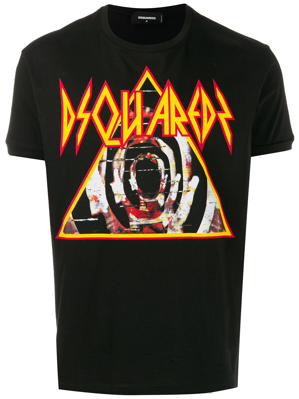 pyramid logo T-shirt by DSQUARED2