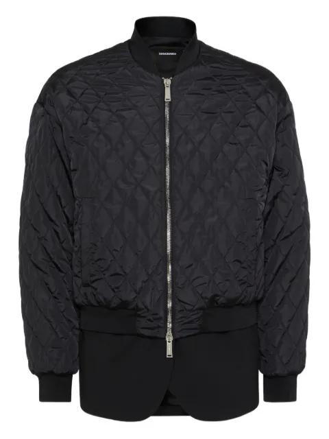 quilted bomber jacket by DSQUARED2