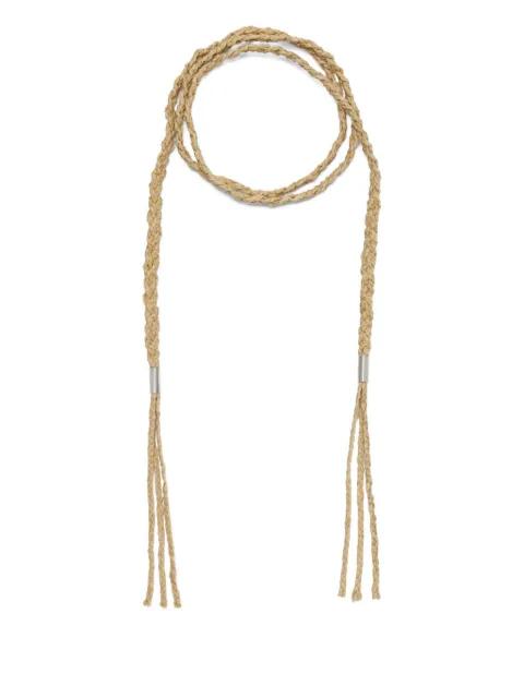 raffia belt by DSQUARED2