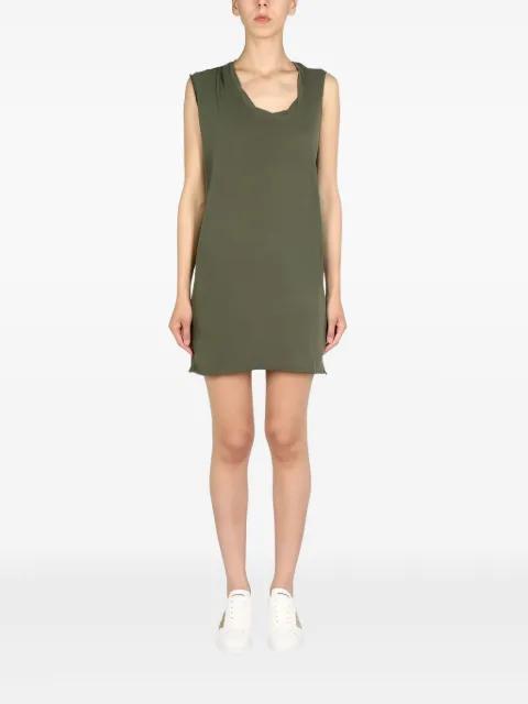 raw-cut sleeveless mini dress by DSQUARED2