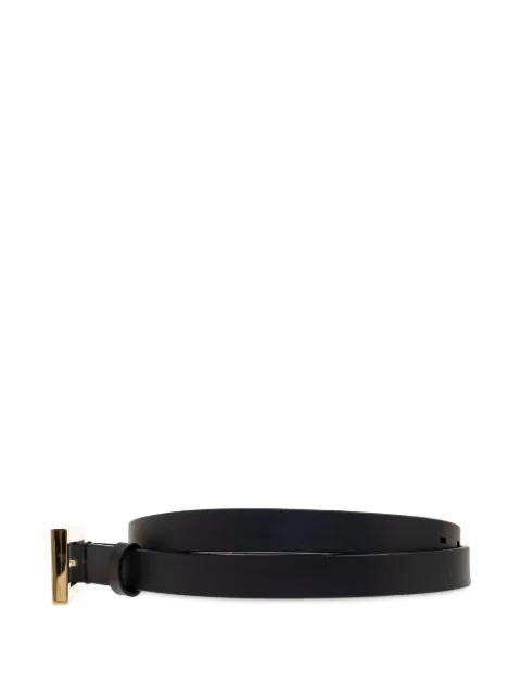 rectangular-buckle leather belt by DSQUARED2