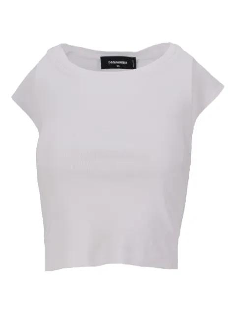 ribbed T-shirt by DSQUARED2
