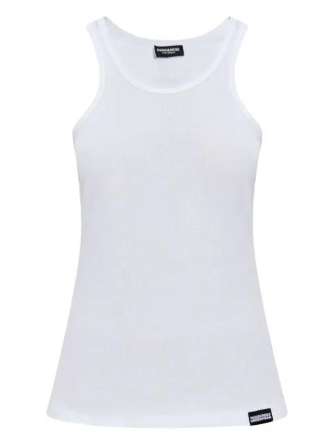 ribbed tank top by DSQUARED2
