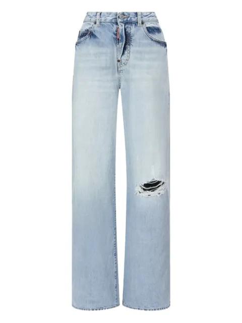 ripped-detail jeans by DSQUARED2