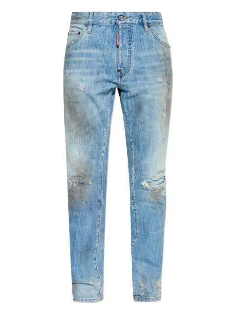 ripped-detail trousers by DSQUARED2