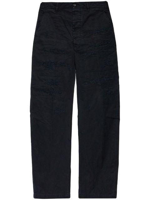 ripped loose-fit trousers by DSQUARED2