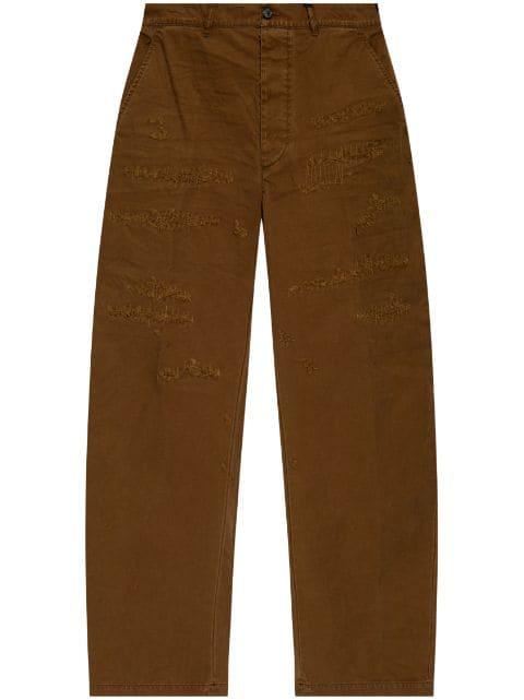 ripped loose-fit trousers by DSQUARED2