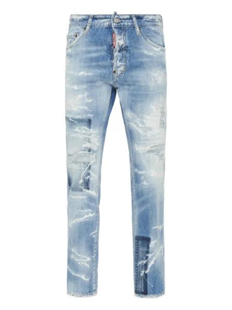 ripped washed jeans by DSQUARED2