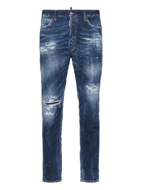 ripped washed jeans by DSQUARED2