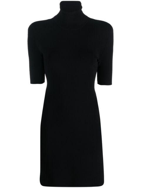 roll neck knitted dress by DSQUARED2