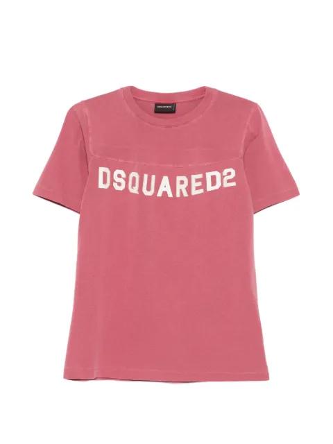 round-neck printed T-shirt by DSQUARED2