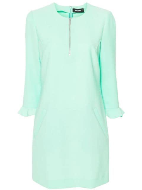 round-neck shift minidress by DSQUARED2