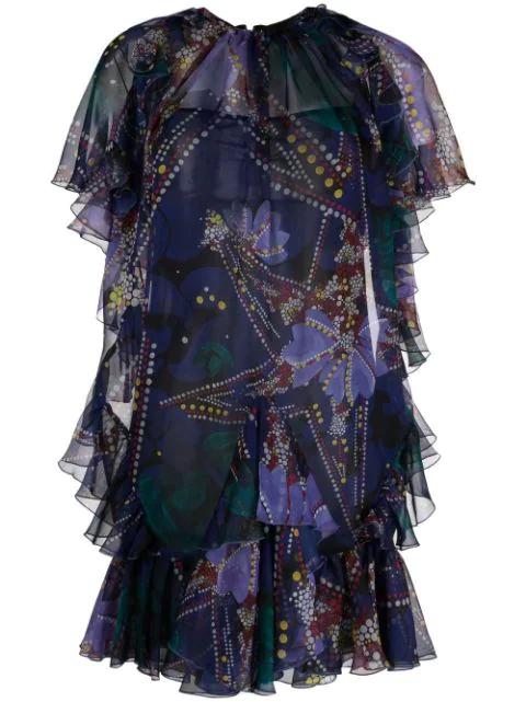 ruffle-detail mini dress by DSQUARED2