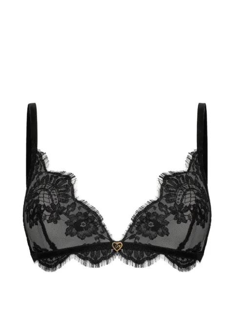 semi-sheer lace bra by DSQUARED2
