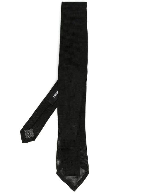 semi-sheer silk tie by DSQUARED2