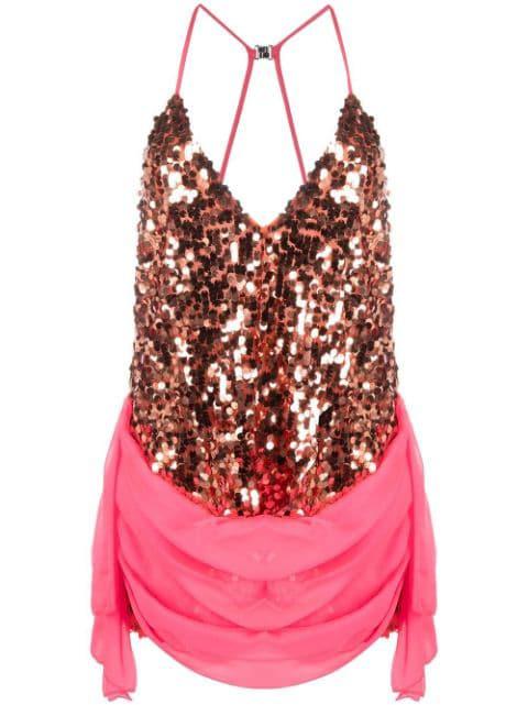 sequin-embellished mini dress by DSQUARED2