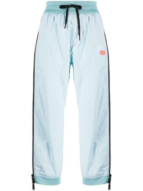 side-zip logo-patch trousers by DSQUARED2