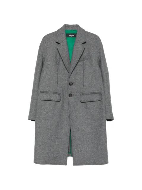single-breasted notched-lapel coat by DSQUARED2