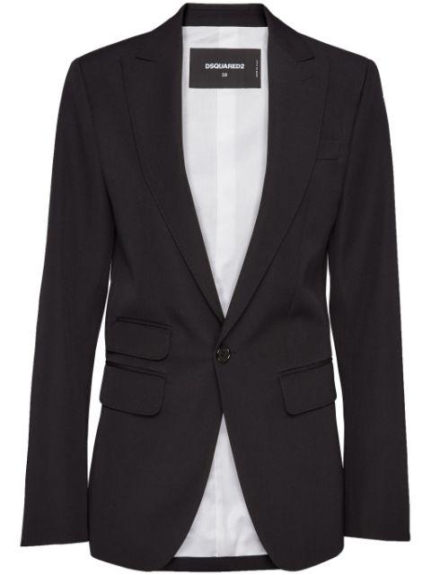 single-breasted tailored blazer by DSQUARED2