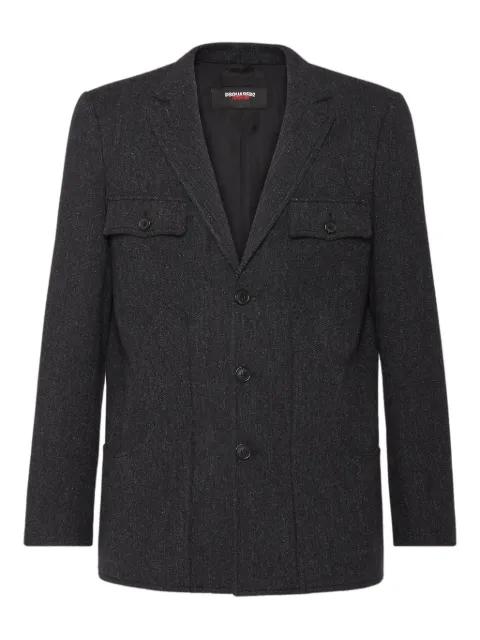 single-breasted tailored blazer by DSQUARED2