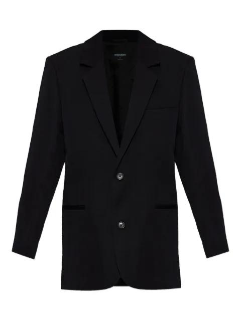 single-breasted wool blazer by DSQUARED2