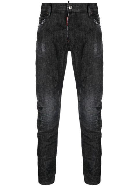 slim-cut washed jeans by DSQUARED2