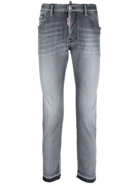 slim-fit cropped jeans by DSQUARED2