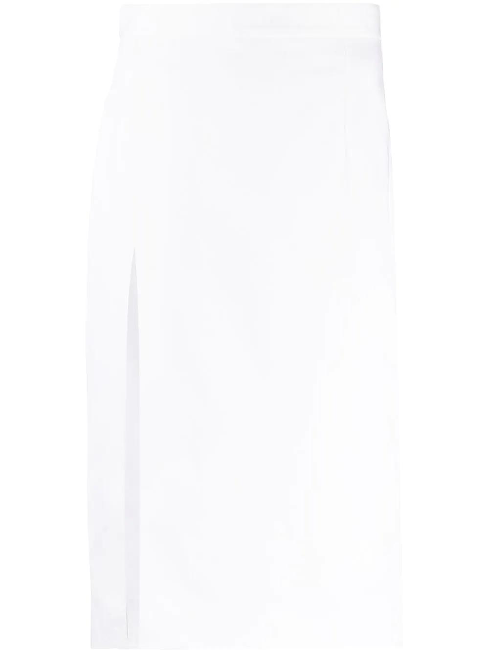 slit-detail high-waisted skirt by DSQUARED2
