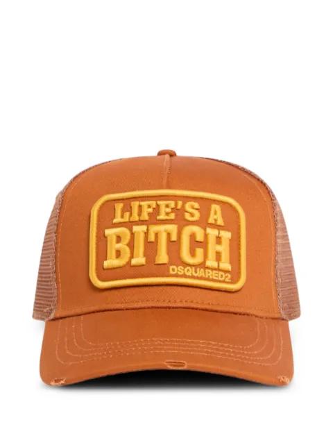 slogan-embroidered baseball cap by DSQUARED2