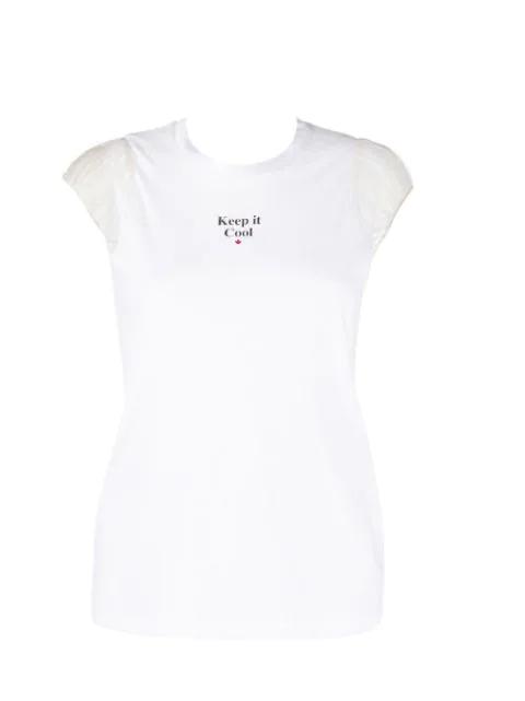 slogan print T-shirt by DSQUARED2