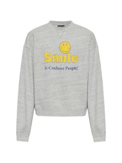 smile-print sweatshirt by DSQUARED2