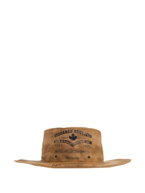 stitched brim hat by DSQUARED2