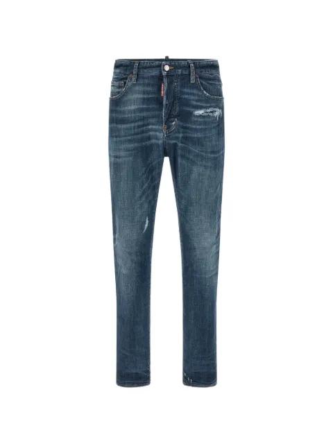 stonewashed-effect straight jeans by DSQUARED2