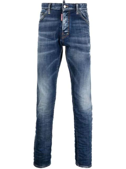 stonewashed skinny jeans by DSQUARED2