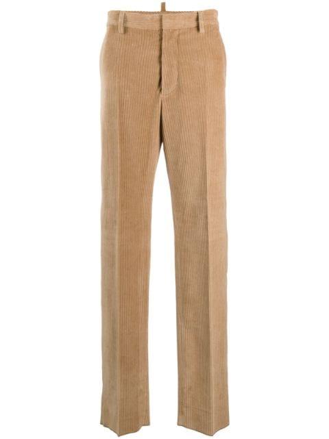 straight-leg corduroy trousers by DSQUARED2