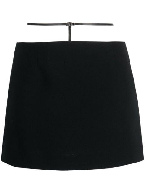 strap-detail mini skirt by DSQUARED2