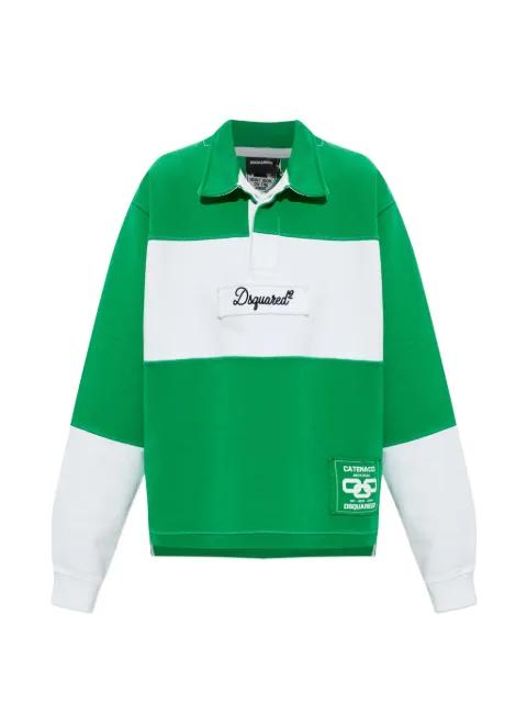 stripe collared sweater by DSQUARED2