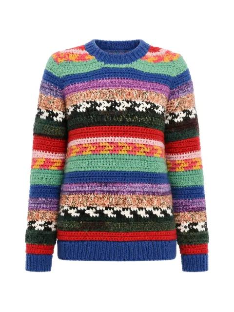 stripe-knit sweater by DSQUARED2