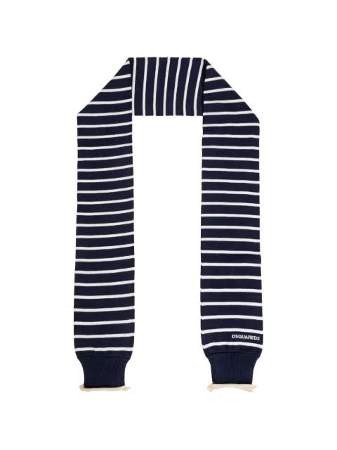 striped scarf by DSQUARED2