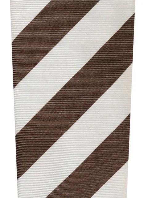 striped silk tie by DSQUARED2