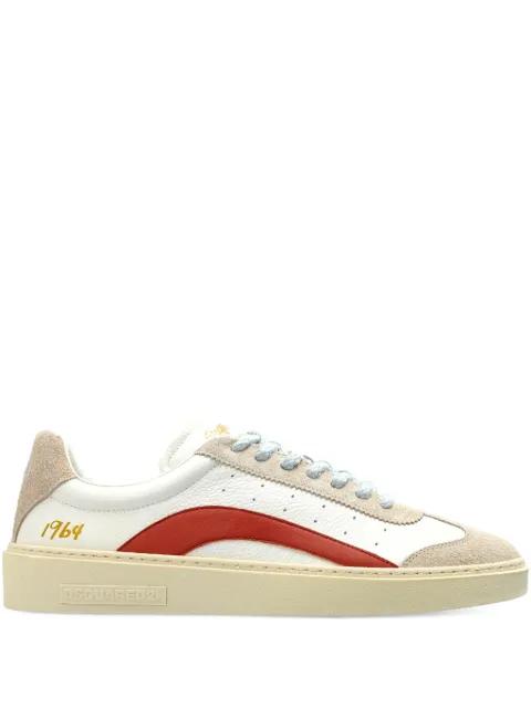suede panel trainers by DSQUARED2