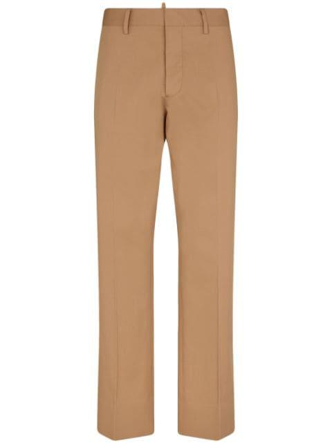 tailored cotton trousers by DSQUARED2